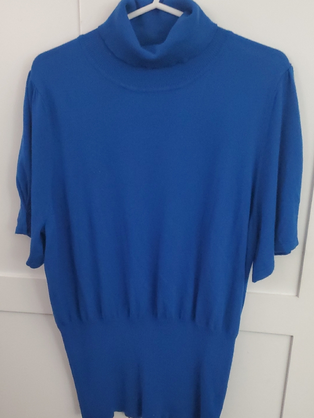 New York & Company Royal Blue Turtleneck Sweater